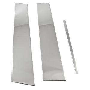 2010-2013 Buick LaCrosse Coast to Coast Pillar Post Covers - Polished Stainless Steel (6-Piece)