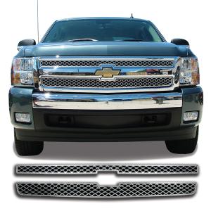 2007-2013 Chevrolet Silverado Coast to Coast Grille Overlay (2 Piece)