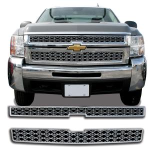 2007-2010 Chevrolet Silverado 2500, 3500 Coast to Coast Grille Overlay (2 Piece)