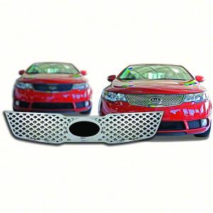 2010-2010 KIA Forte Coast to Coast Grille Overlay 