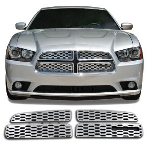 2011-2012 Dodge Charger Coast to Coast Grille Overlay (4 Piece)