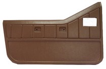 1987-1995 Jeep Wrangler (YJ) Base, Islander, Laredo, Renegade, S, Sahara, SE, Sport Coverlay Front Door Panels - Black