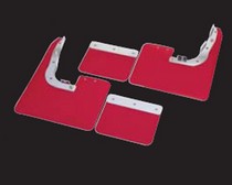 GC8 Cusco Fender Mount Rear Mud Flaps (Red)