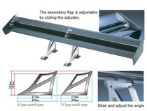 All Vehicles (Universal) Cusco Adjustable GT Wing Type 2 - 1300mm Type D, Short