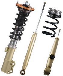 RA1, RA2, RA3, RA4, RA5 Cusco Vacanza Wagon Coilovers with Front Aluminum Rigid Upper Mounts - Rear 8-Step Adjustable Damping