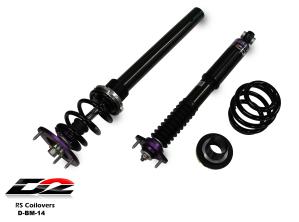 86-92 BMW M3 E30, 83-91 BMW 3-Series E30 (RWD), 51mm FRONT SHOCK DIA. D2 Full Coilover Systems - RS 36-Way Adjustable Coilover