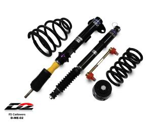 00-07 Mercedes Benz C Class RWD D2 Coilovers - RS Series, 36-Way Adjustable