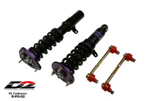 98-04 Porsche 911 (996) 2WD D2 Coilovers - RS Series, 36-Way Adjustable