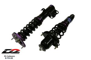 09 Toyota Corolla, 03-13 Toyota Matrix (FWD), 03-10 Pontiac Vibe (FWD) D2 Coilovers - RS Series, 36-Way Adjustable