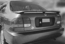 1996-2000 Honda Civic 3Post Type, Factory Style, 4Dr DAR Spoiler, ABS Plastic