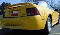 1999-2004 Ford Mustang Post Type, Factory Style, GT DAR Spoiler, ABS Plastic