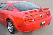 2005-2009 Ford Mustang Post Type, Factory Style DAR Spoiler, Fiberglass