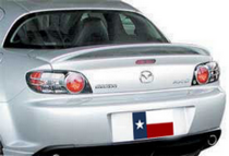 2004-2008 Mazda RX-8 Post Type, Factory Style DAR Spoiler, Fiberglass