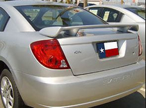 2003-2008 Saturn Ion Post Type, Factory Style, Quad Coupe DAR Spoiler, ABS Plastic