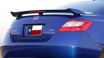 2006-2011 Honda Civic Post Type, Factory Style, 2Dr SI DAR Spoiler, ABS Plastic