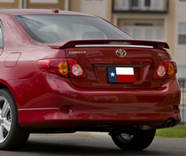 2009-2013 Toyota Corolla Post Type, Factory Style DAR Spoiler, ABS Plastic