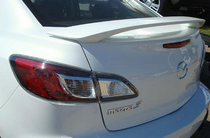 2010-2013 Mazda 3 Post Type, Factory Style, Sedan DAR Spoiler, ABS Plastic