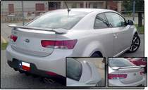 2010-2013 Kia Forte Post Type, Custom Style, Koup DAR Spoiler, ABS Plastic