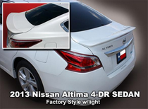 13-UP Nissan Altima (Flush Type, Factory Style, 4Dr) DAR Spoiler, ABS Plastic