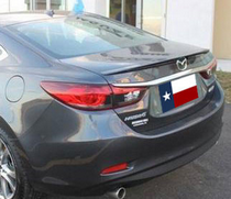 14-UP Mazda 6 (Lip Type, Factory Style, Sedan) DAR Spoiler, ABS Plastic