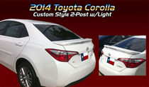 14-UP Toyota Corolla (Post Type, Custom Style) DAR Spoiler, ABS Plastic