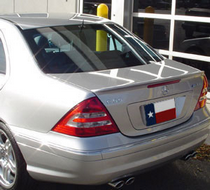 2001-2007 Mercedes C Class Lip Type, Factory Style DAR Spoiler, Fiberglass