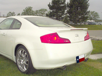 2003-2007 Infiniti G35 Flush Type, Factory Style, Coupe DAR Spoiler, Fiberglass