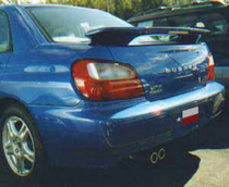 2002-2007 Subaru Impreza Post Type, Factory Style, WRX DAR Spoiler, Fiberglass