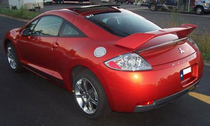 2006-2012 Mitsubishi Eclipse Post Type, Factory Style, Coupe DAR Spoiler, Fiberglass