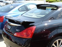 08-UP Infiniti G37 (Post Type, Custom Style, Coupe) DAR Spoiler, Fiberglass