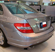 2008-2014 Mercedes C Class Lip Type, Factory Style, sedan DAR Spoiler, ABS Plastic