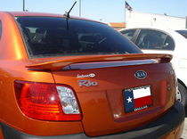 2008-2011 Kia Rio Post Type, Factory Style, 4Dr DAR Spoiler, Fiberglass