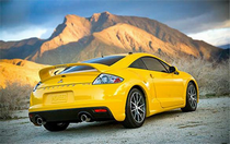 2006-2012 Mitsubishi Eclipse Post Type, Factory Style, Coupe DAR Spoiler, Fiberglass