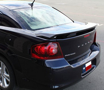 11-14 Dodge Avenger (Post Type, Factory Style) DAR Spoiler, Fiberglass