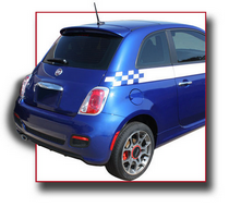 12-UP Fiat 500 (Roof Type, Factory Style, Small) DAR Spoiler, Fiberglass