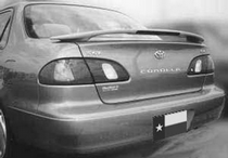 1998-2002 Toyota Corolla Post Type, Factory Style, 1998-2002 Chevrolet Prizm Post Type, Factory Style, Prizm DAR Spoiler, Fiberglass