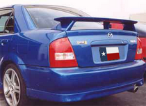 1999-2003 Mazda Protege MP3 Post Type, Factory Style DAR Spoiler, Fiberglass