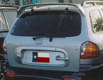 2001-2006 Hyundai Santa Fe Roof Type, Factory Style DAR Spoiler, Fiberglass