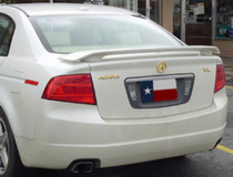 2004-2008 Acura TL Post Type, Factory Style, 2-Post DAR Spoiler, Fiberglass