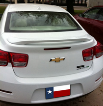 13-UP Chevrolet Malibu (Post Type, Custom Style) DAR Spoiler, ABS Plastic