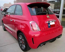 12-UP Fiat 500 (Roof Type, Factory Style, Large) DAR Spoiler, Fiberglass