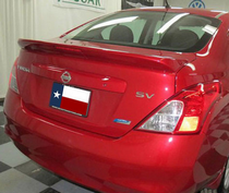 13-UP Nissan Versa (Flush Type, Factory Style, Sedan) DAR Spoiler, Fiberglass