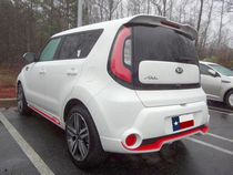 14-UP Kia Soul (Roof Type, Factory Style) DAR Spoiler, Fiberglass