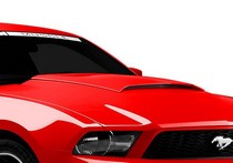 2010-2014 Ford Mustang Hood Scoop Type, Custom Style DAR Spoiler, Fiberglass