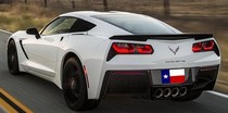 14-UP Chevrolet Corvette (Flush Type, Factory Style, C7) DAR Spoiler, Fiberglass