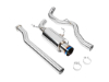 2015-2021 Subaru WRX 2.0L / STI 2.5L DC SPORTS CATBACK SINGLE CANISTER EXHAUST (15-21 SUBARU WRX/STI) Black Tip