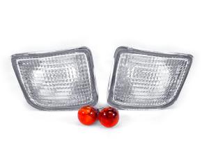 1998-2000 Toyota Tacoma 4Wd & 2Wd Prerunner Only DEPO Clear Bumper Signal Lights