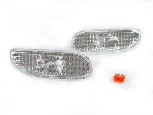 1995-1999 Mitsubishi Eclipse DEPO Crystal Clear Bumper Side Marker Lights