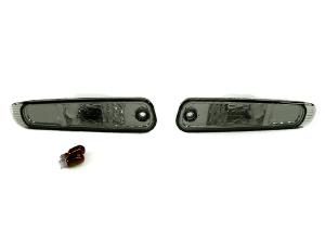 1990-1996 Nissan 300ZX DEPO Crystal Smoke Rear Bumper Side Marker Lights