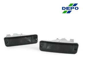 1989-1990 Nissan 240SX S13, 1990-1992 Stanza DEPO Smoke Bumper Signal Lights